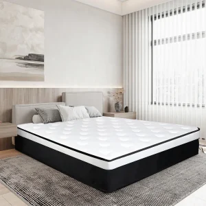 Queen Mattress, 12 inch Hybrid Mattress in a Box,Medium Firm